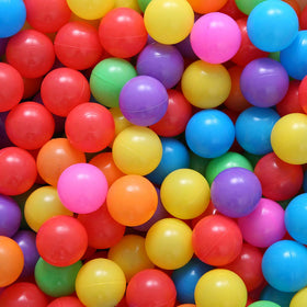 PlayMaty ball pit balls in seven colors supporting color recognition