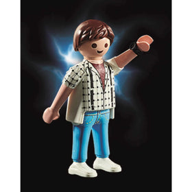Playmobil Back to the Future Marty pickup truck cab detail highlights authentic design.