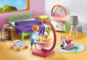 Playmobil Bedroom with Baby Corner rocking arch offers soothing sway