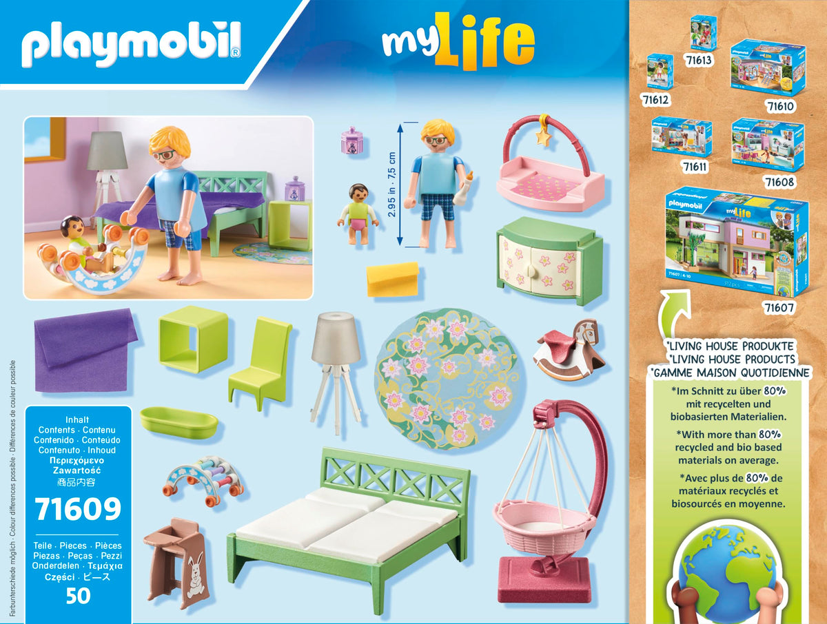 Playmobil Bedroom with Baby Corner swing for active play moments