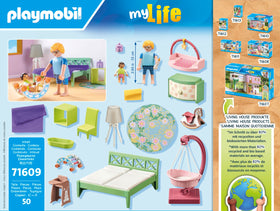 Playmobil Bedroom with Baby Corner swing for active play moments