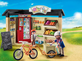 Playmobil Country Farm Shop child figure inspires playful farming stories