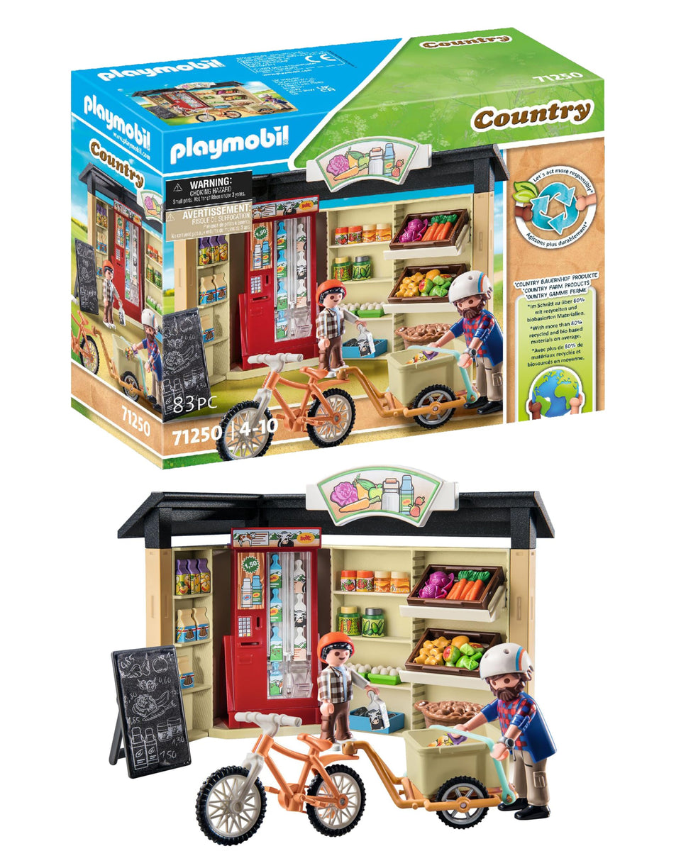 Playmobil Country Farm Shop farm stand for imaginative grocery shopping