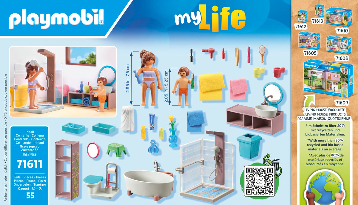 Playmobil eco materials emphasize sustainable play with recycled components.