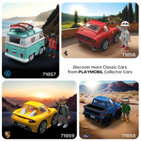 Playmobil Ferrari 250 GTO detailed accents add authenticity for collectors and kids