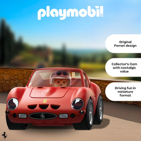 Playmobil Ferrari 250 GTO driver figure included for storytelling