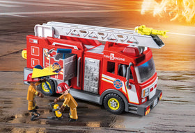 Playmobil fire rescue gear set enhances realistic play experiences.