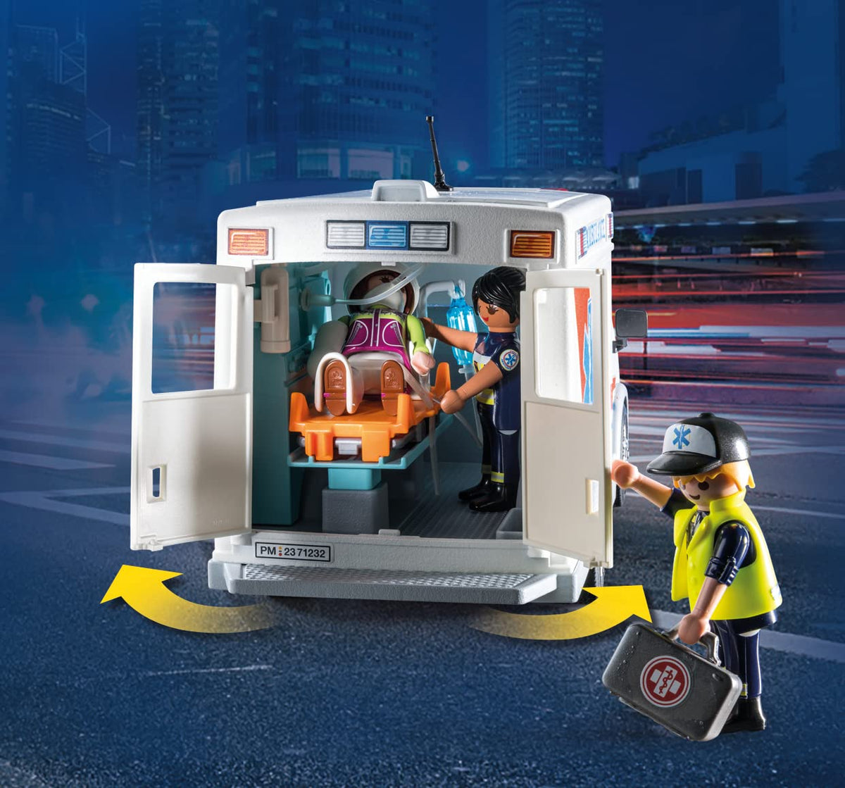 Playmobil infusion stand and oxygen kit for role play