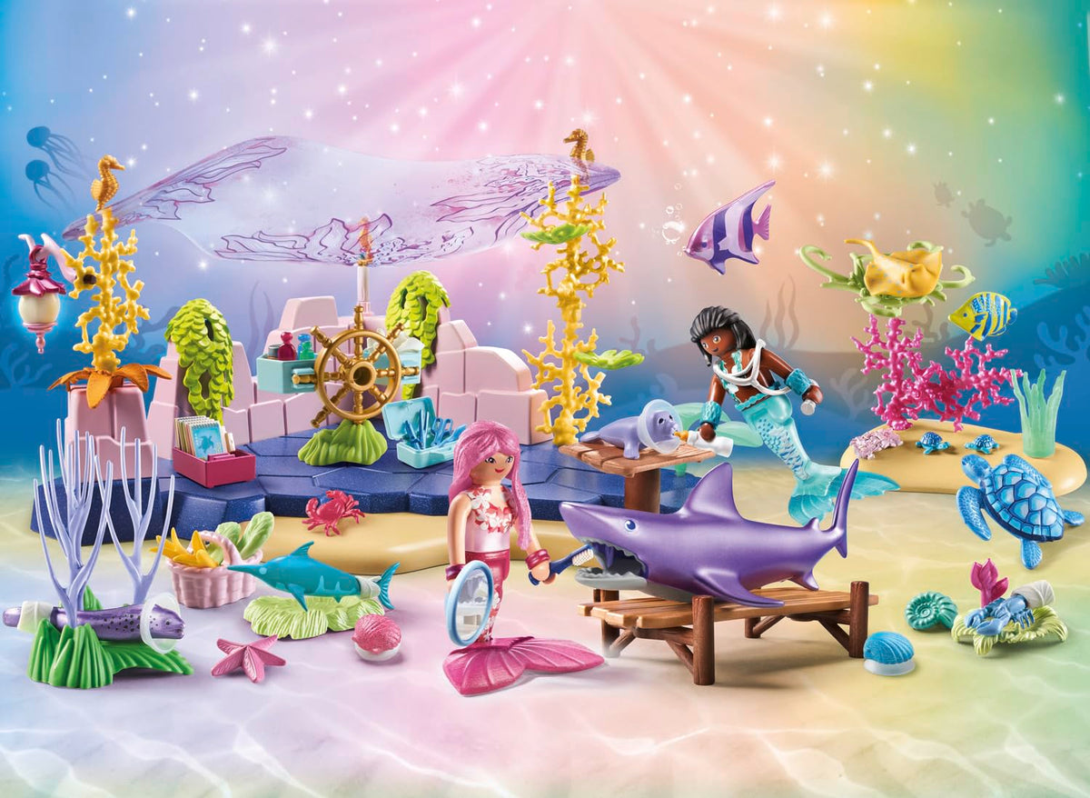 Playmobil swordfish included in Mermaid Animal Care set