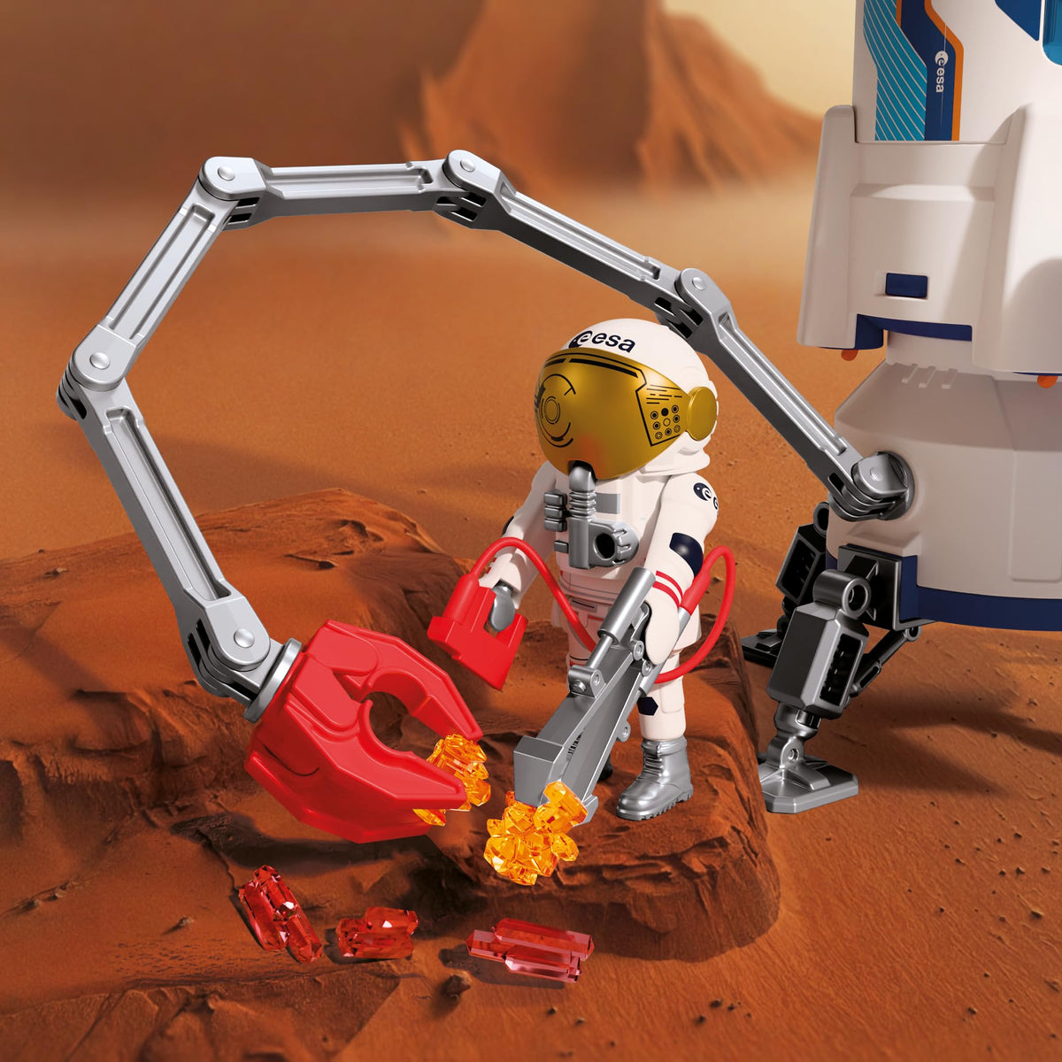 Playmobil mission prep liftoff station: ready for imaginary liftoff and exploration.