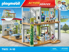 Playmobil Modern Hospital hospital bed and exam space in one set.