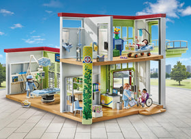 Playmobil Modern Hospital patient room with beds for rest and care.