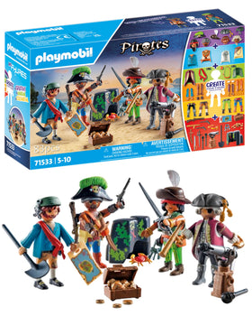 Playmobil My Figures: Pirates four figures ready for imaginative adventures