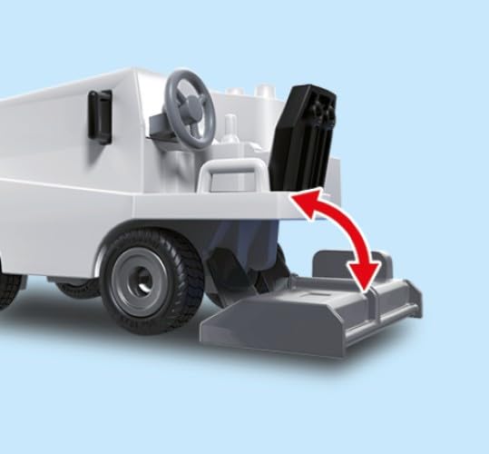 Playmobil NHL Zamboni Machine decals customize your team logos.