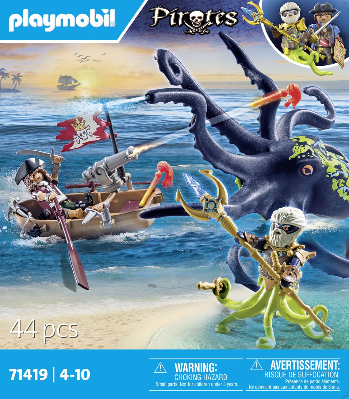 Cannons and accessories expand action-packed pirate moments on deck.