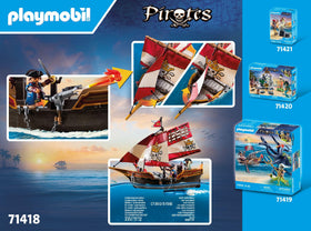 Playmobil treasure chest and map boost storytelling.