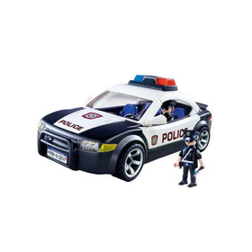 Playmobil Police Cruiser trunk storage space for gear and accessories.