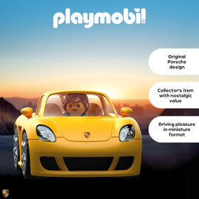 Playmobil Porsche Carrera GT with driver figure ready for the race.