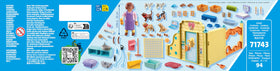 Playmobil Puppy Care Center wash station — easy grooming setup after outdoor play.