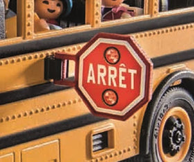 Playmobil School Bus driver figure and crew ready for daily routes.
