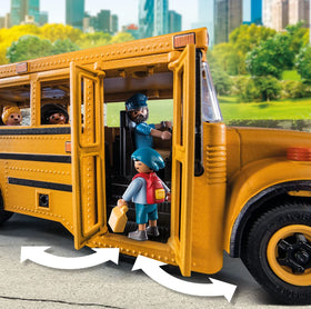 Playmobil School Bus figures ready to reenact morning commute scenes.