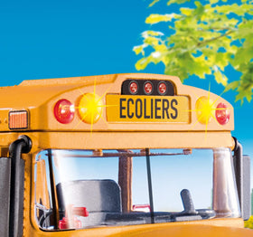 Playmobil School Bus removable roof for quick interior play.