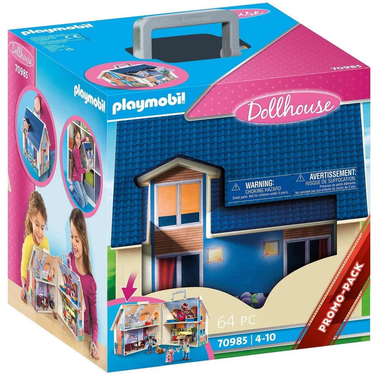 Cozy Playmobil living room with sofas for family storytelling.