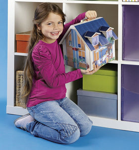 Durable Playmobil Take Along Dollhouse travel case ready for on-the-go play.