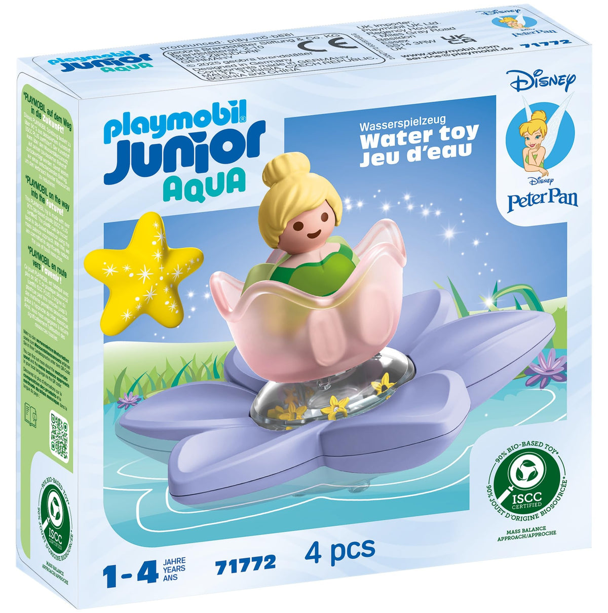Playmobil Tinker Bell floating flower bath toy for imaginative play