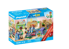 Playmobil Toddler Group reading area with books for imaginative storytelling