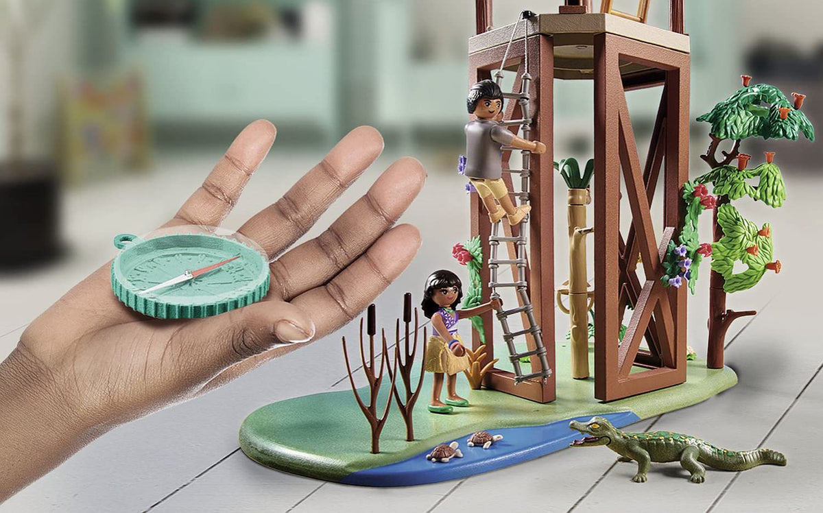 Playmobil Wiltopia Animal card QR unlocks app content.