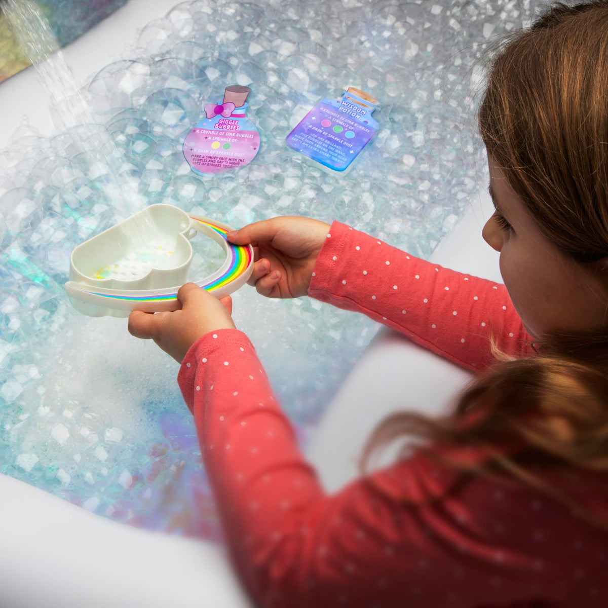 Soap confetti vials add color and sparkle to bath time fun with PlayMonster kit