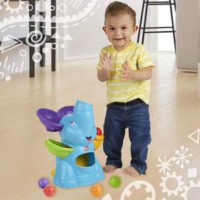 PlayMonster Elefun Busy Ball Popper four balls for hands-on exploration.