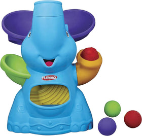 PlayMonster Elefun Busy Ball Popper front view for active play with colorful balls.
