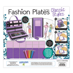 PlayMonster Fashion Plates Carrying Case keeps art supplies organized on the go.