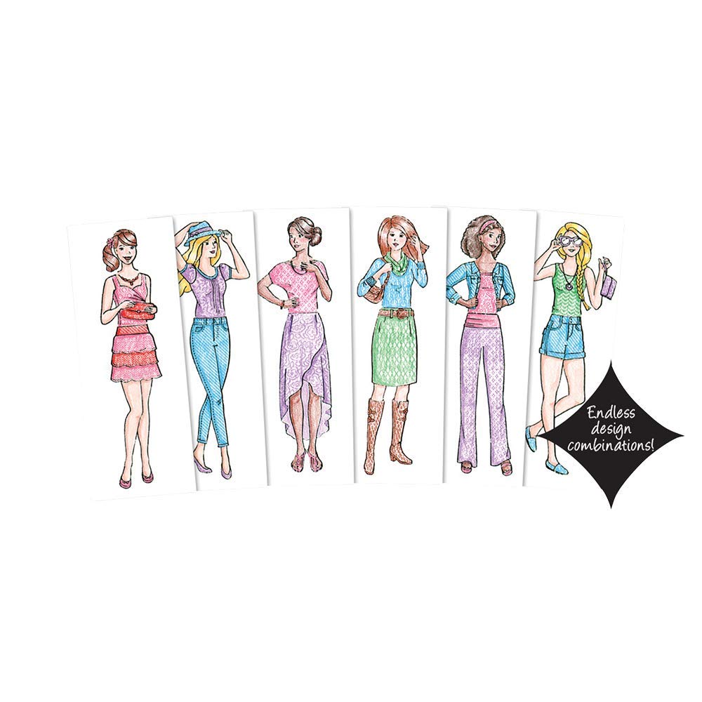 PlayMonster Fashion Plates Drawing Tablet helps plan outfits quickly.