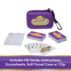 PlayMonster Five Crowns compact packaging fits bags and shelves