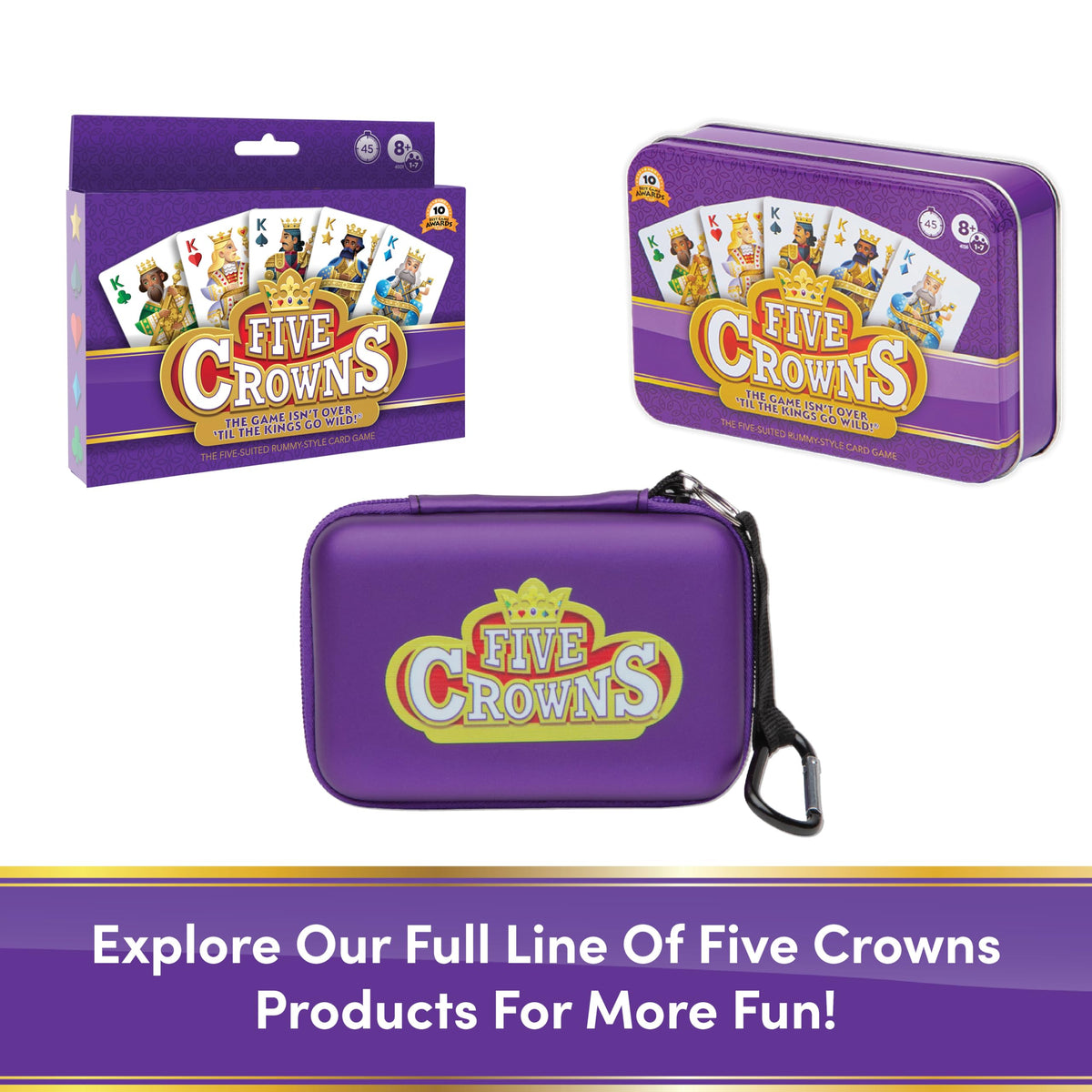 PlayMonster Five Crowns easy-to-learn design helps new players join