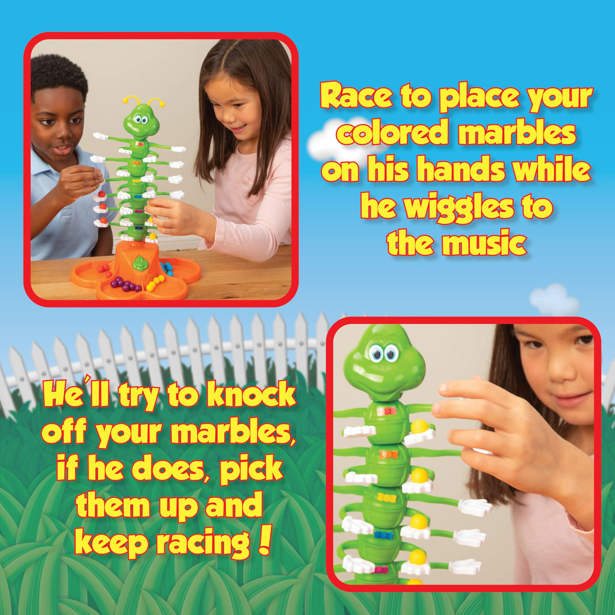 PlayMonster Giggle Wiggle sticker sheet for personalized piece customization