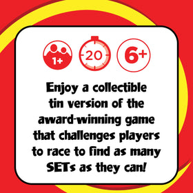 Family game night with PlayMonster SET for all ages.