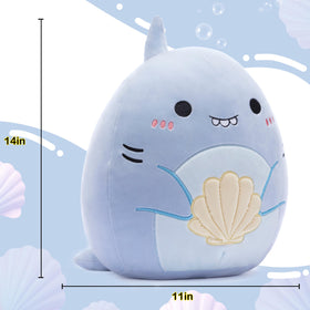 PLAYNICS large plush stays fluffy after hugs thanks to premium short-pile fabric.