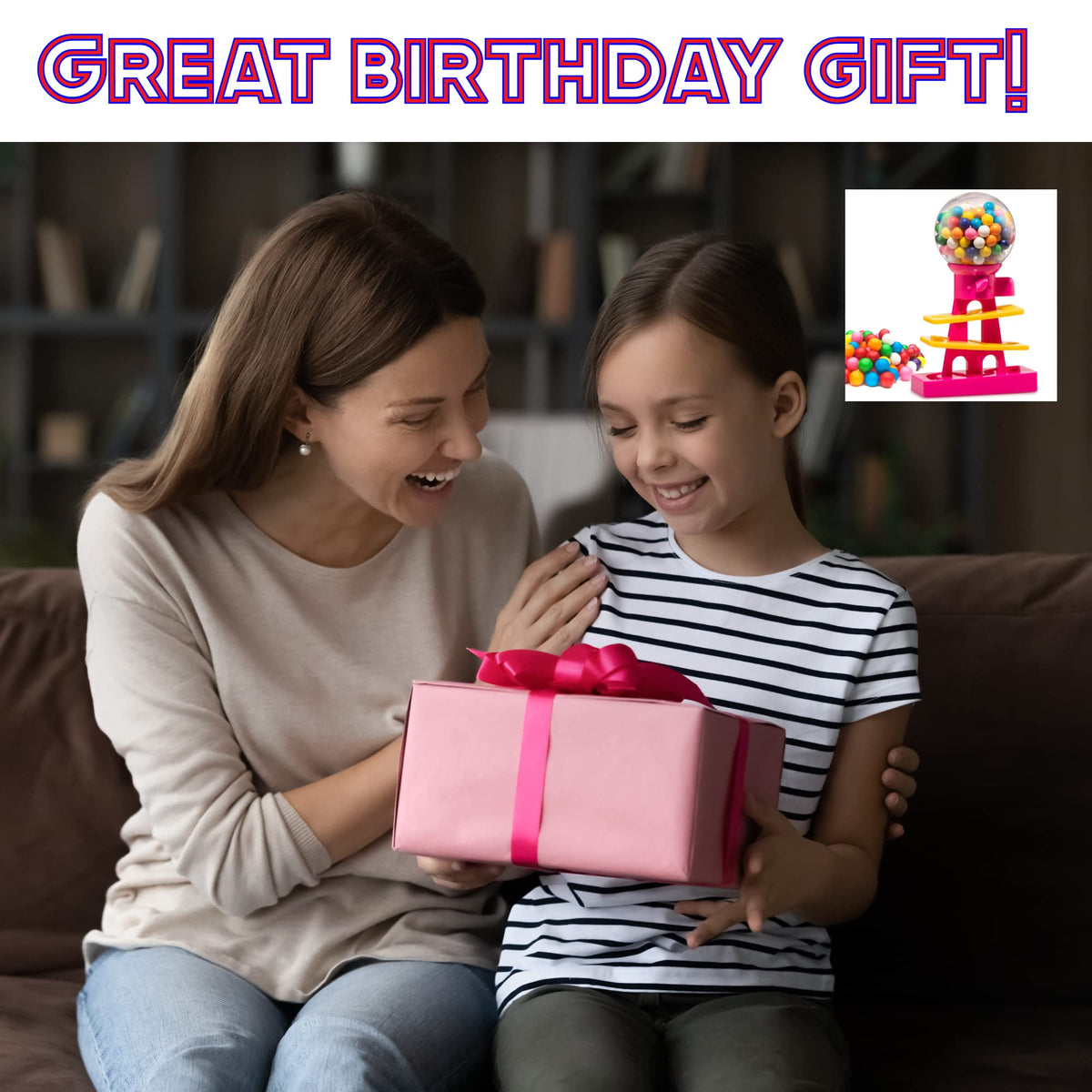 Playo candy dispenser pink gift idea for holidays