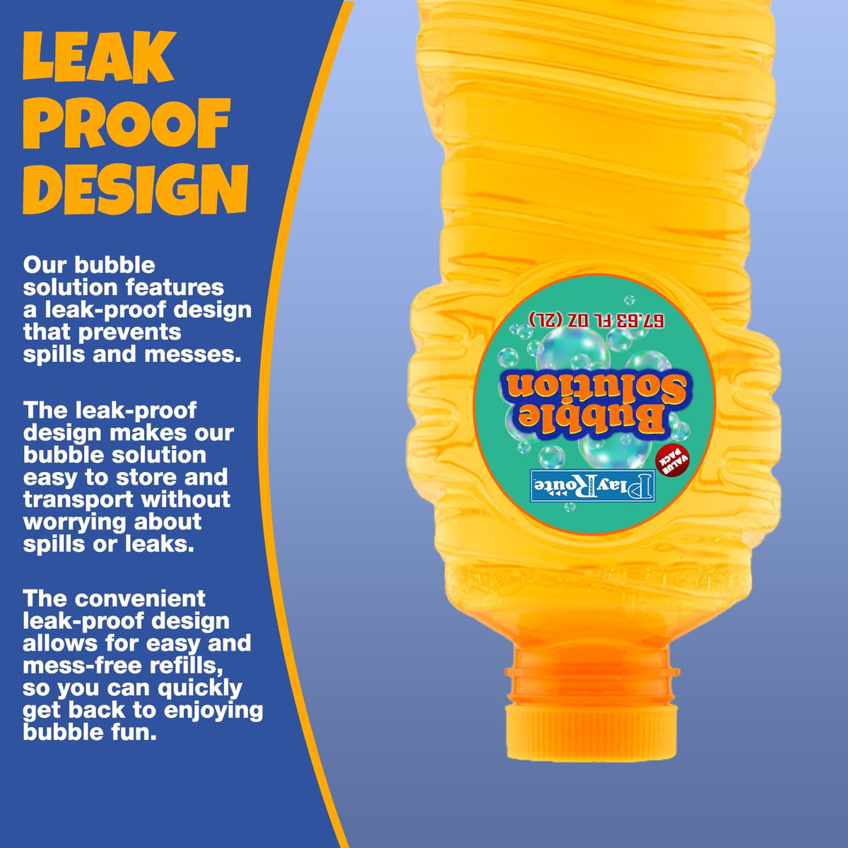 PlayRoute 2-pack refill keeps bubble toys ready for parties and outdoor fun
