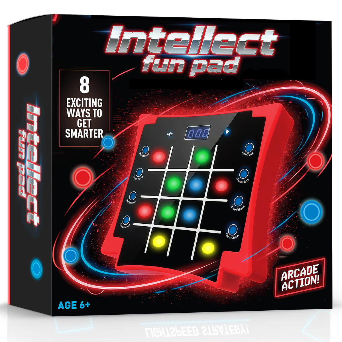PlayRoute Electronic Light-Up Activity Pad Recall Rush boosts memory training on the go