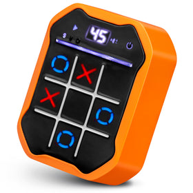 PlayRoute handheld front display shows real-time scores for competitive rounds.