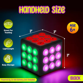 PlayRoute lightshow mode cube offers a relaxing visual break between rounds.