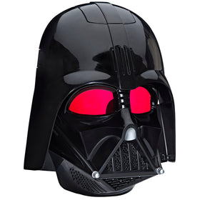 Playskool Darth Vader mask front view for immersive role-play and Galactic adventures.