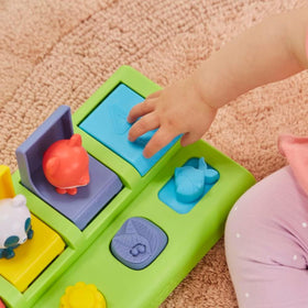 Playskool Pop-n-Peek Pals gift-ready with a sleek modern look