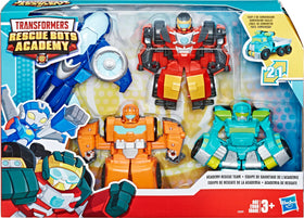 Playskool Rescue Bots Hot Shot figure ready for rescue play and conversion