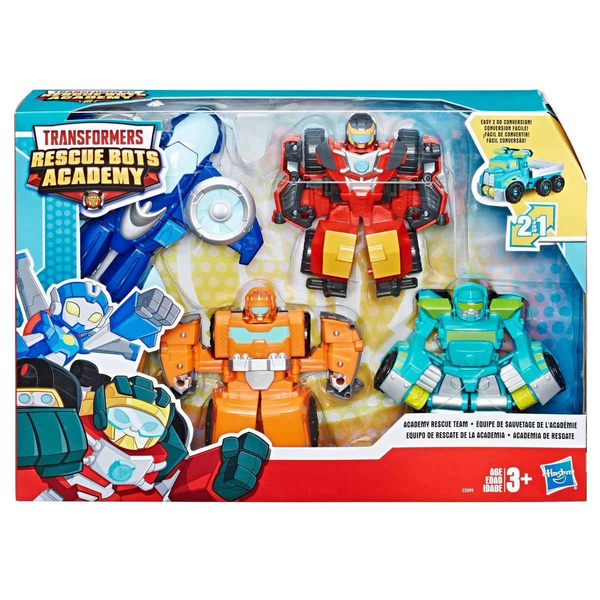 Playskool Rescue Bots Wedge figure for construction play and quick transitions